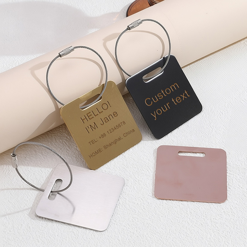 Travel Accessories Organizer - Custom Name Luggage Tag Laser Engraving