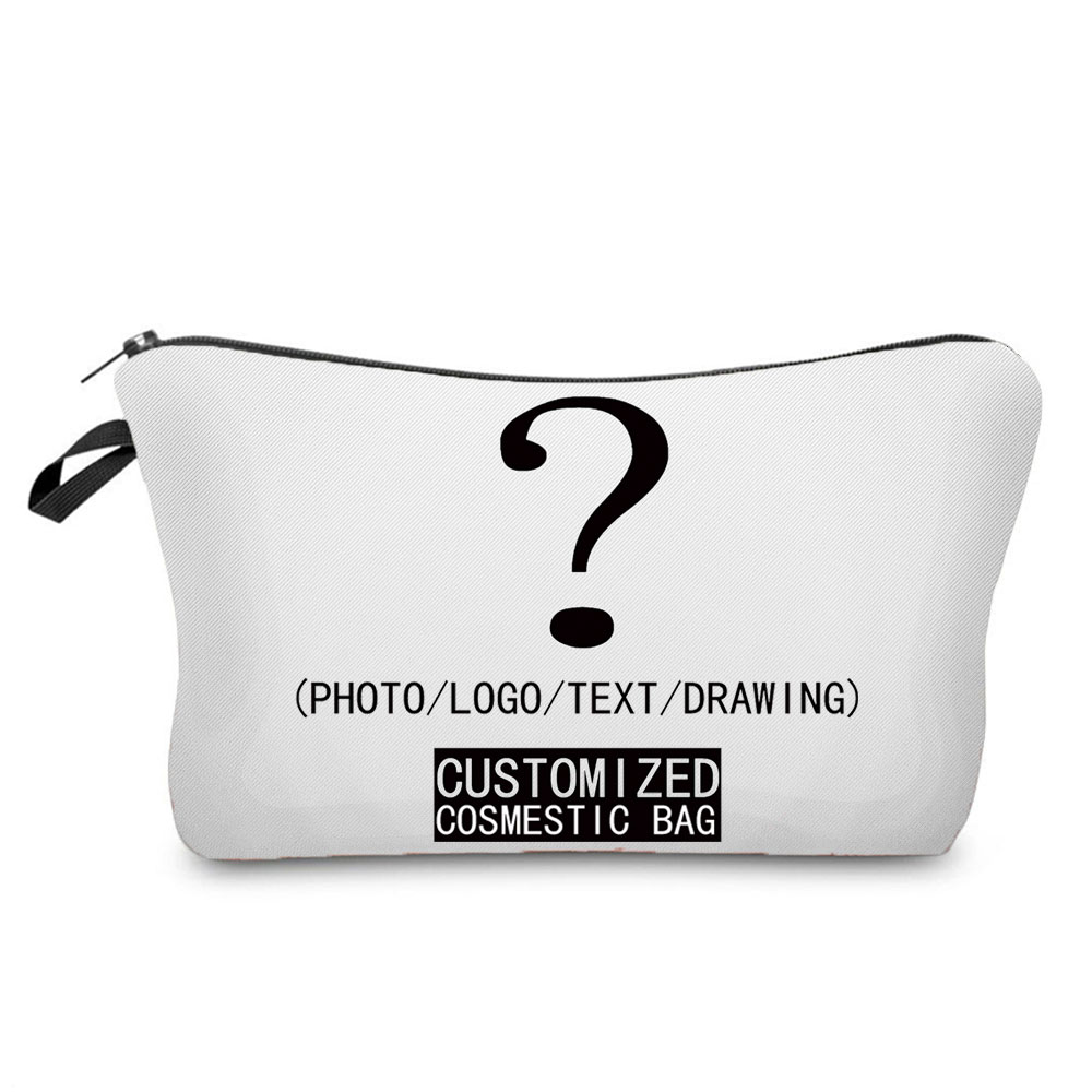 Travel Accessories Toiletry Bag - Personal Custom DIY Logo Makeup Bag