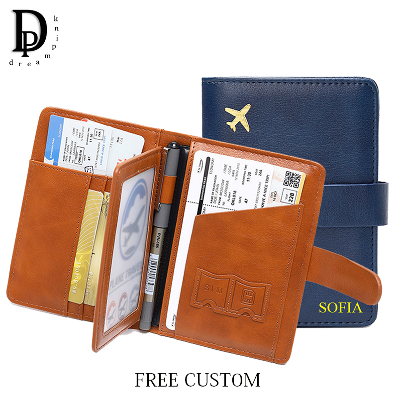 Travel Accessories Wallet - Custom Letters Travel Passport Wallet Fashion
