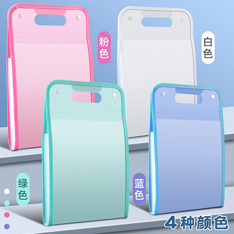 Document Organizer Folder - 13 Pocket File Folders Portable A4