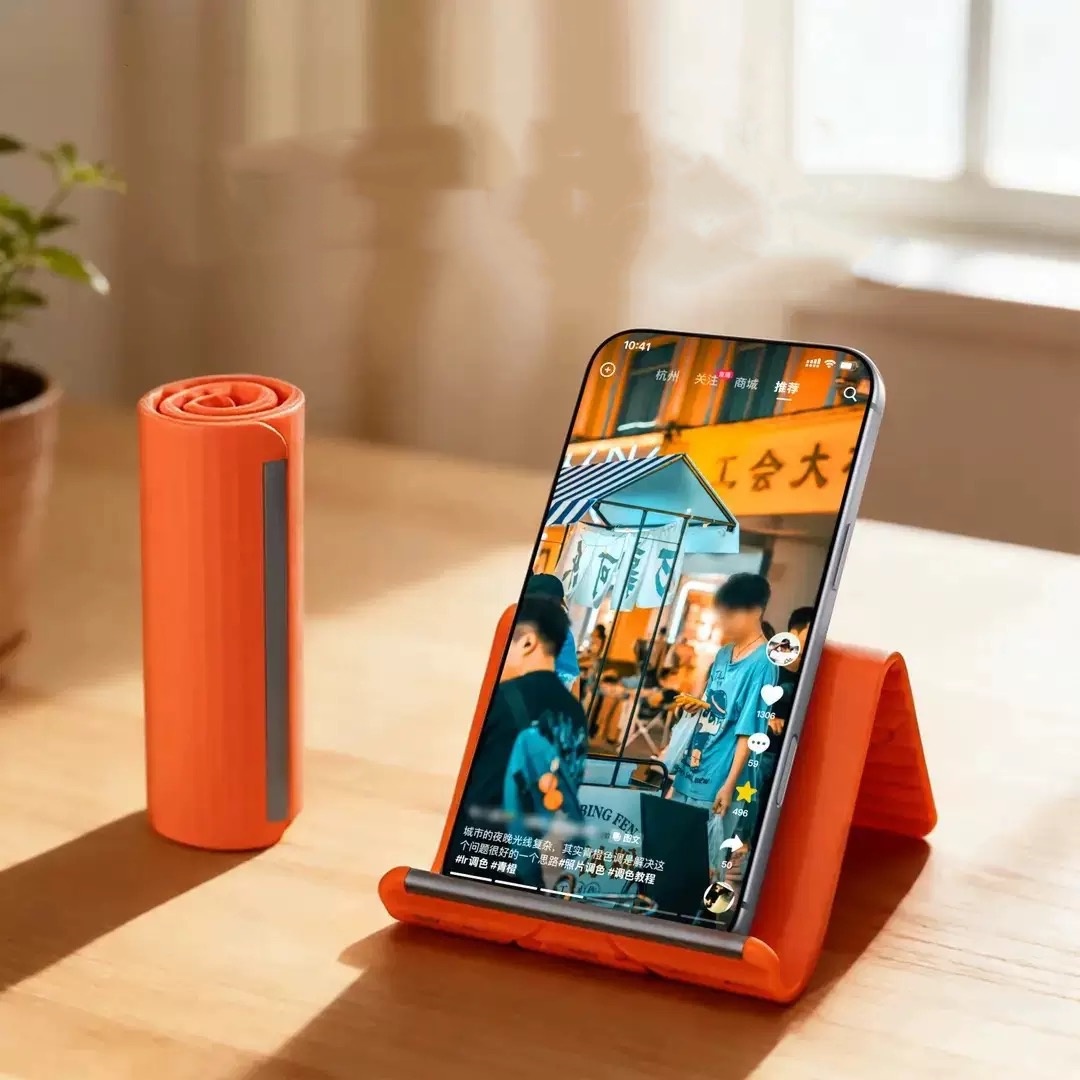 Travel Accessories Organizer - Lazy Portable Phone Stand Silicone Desktop