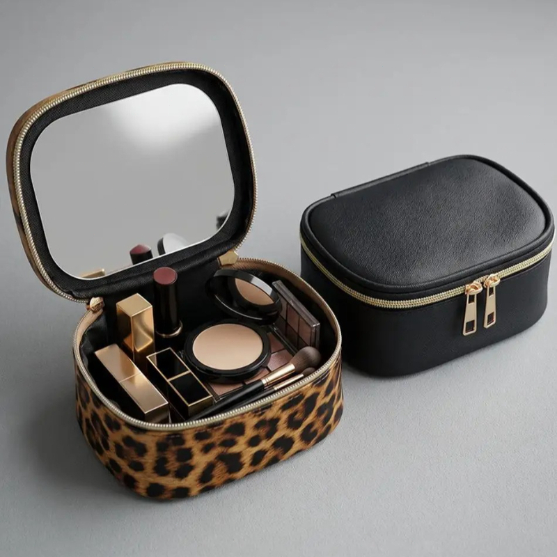 Travel Accessories Toiletry Bag - 2026 New Makeup Bag with Mirror