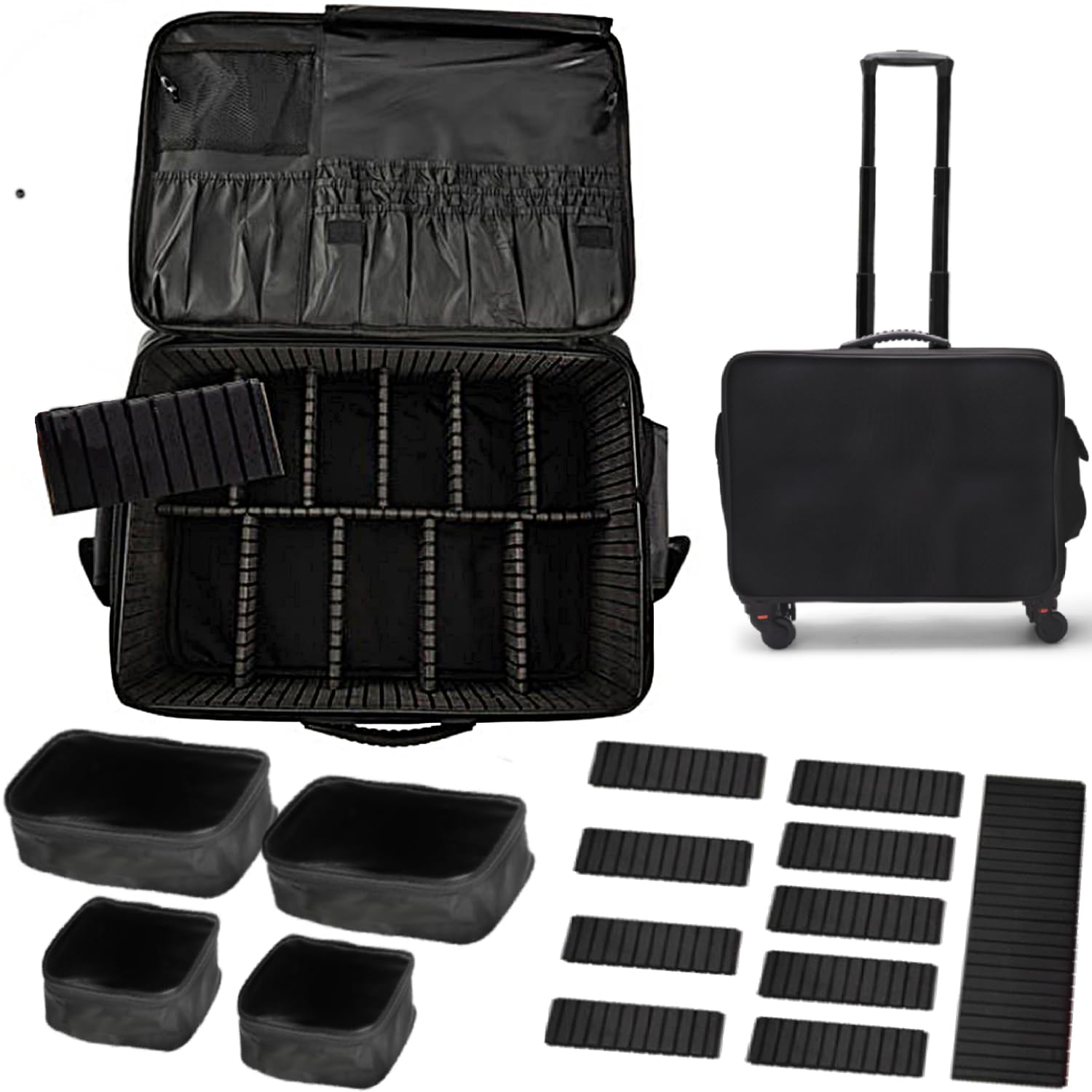 Travel Accessories In Train - Salon Rolling Makeup Case Train Travel