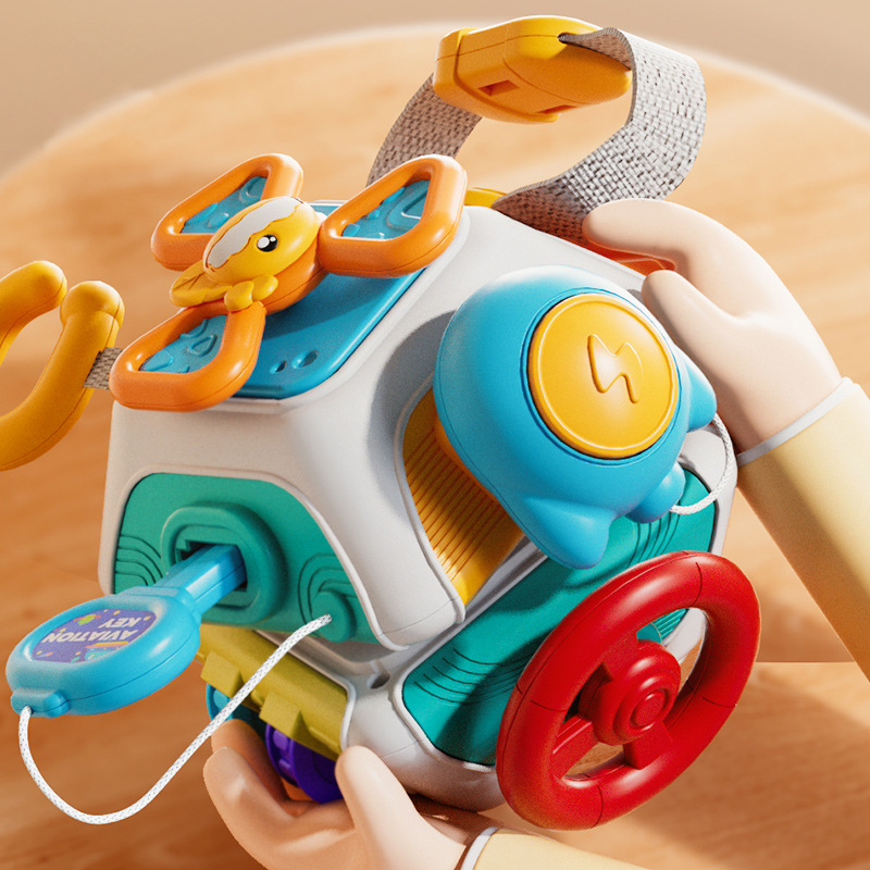 Travel Accessories Toddler - Baby Busy Board Cube Montessori Sensory