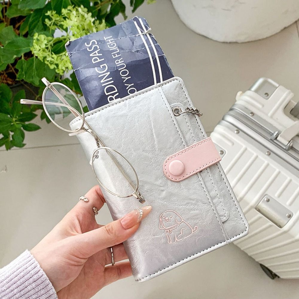 Travel Accessories Wallet - Card Holder PU Passport Bag Cute