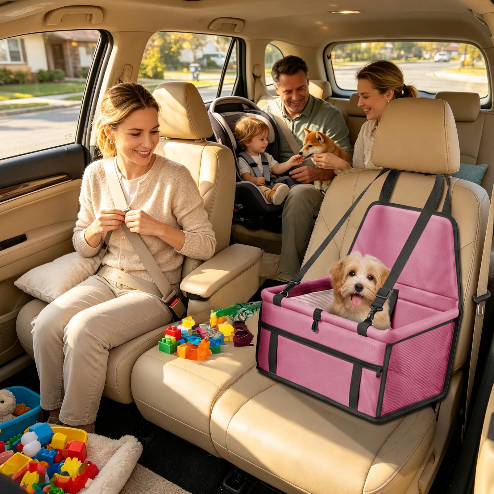 Travel Accessories Under 10 - Dog Car Seat Portable Waterproof Foldable