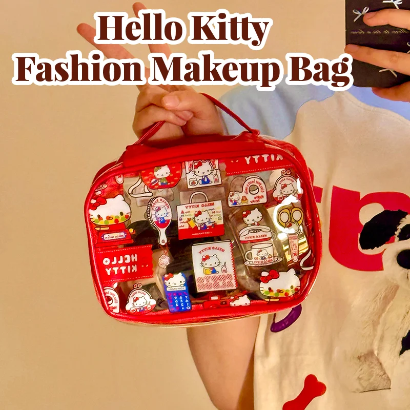 Travel Accessories Toiletry Bag - Cute Kitty PVC Cosmetic Bag Waterproof