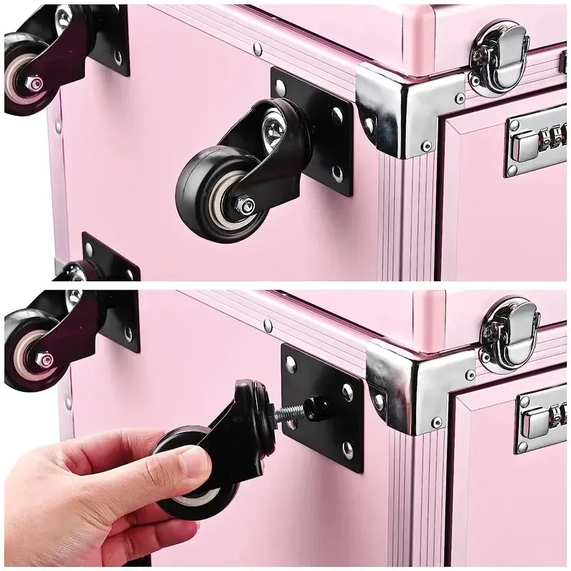 Travel Accessories In Train - Rolling Manicure Table Foldable Nail Table