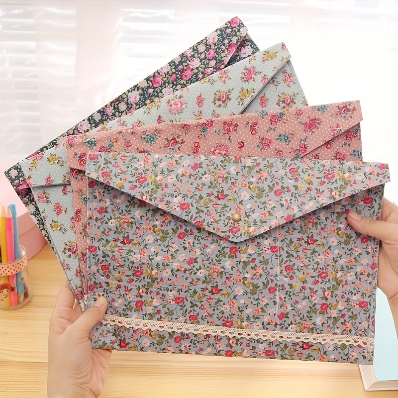 Document Organizer Folder - 1PC A4 File Folder Elegant Little