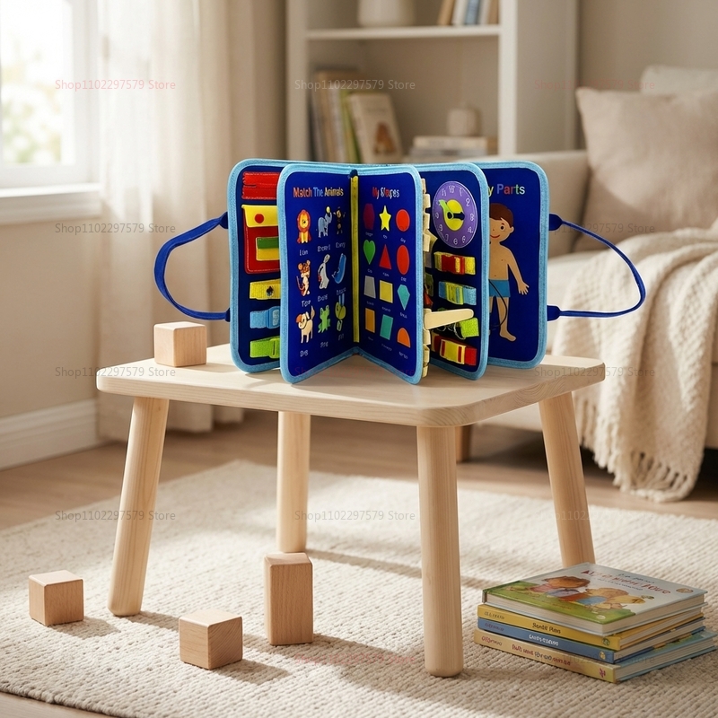 Montessori Busy Board Sensory  - Travel Accessories Toddler review and price