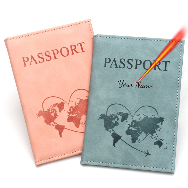 Lovely Map Passport Cover Fash - Travel Accessories Wallet review and price