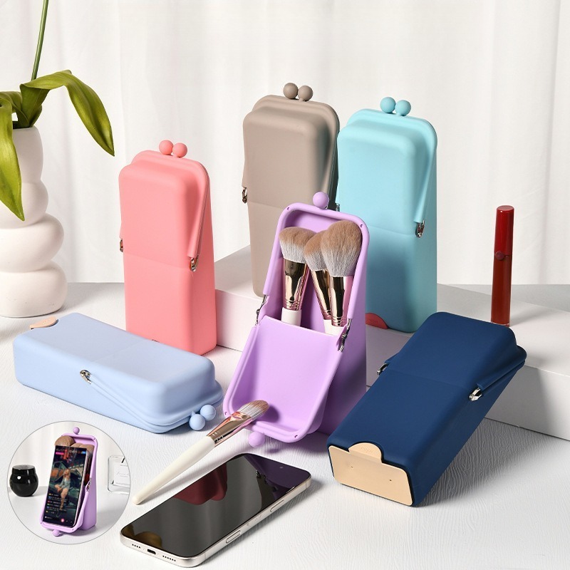 1pcs Silicone Makeup Brush Sto - Travel Accessories Toiletry Bag review and price