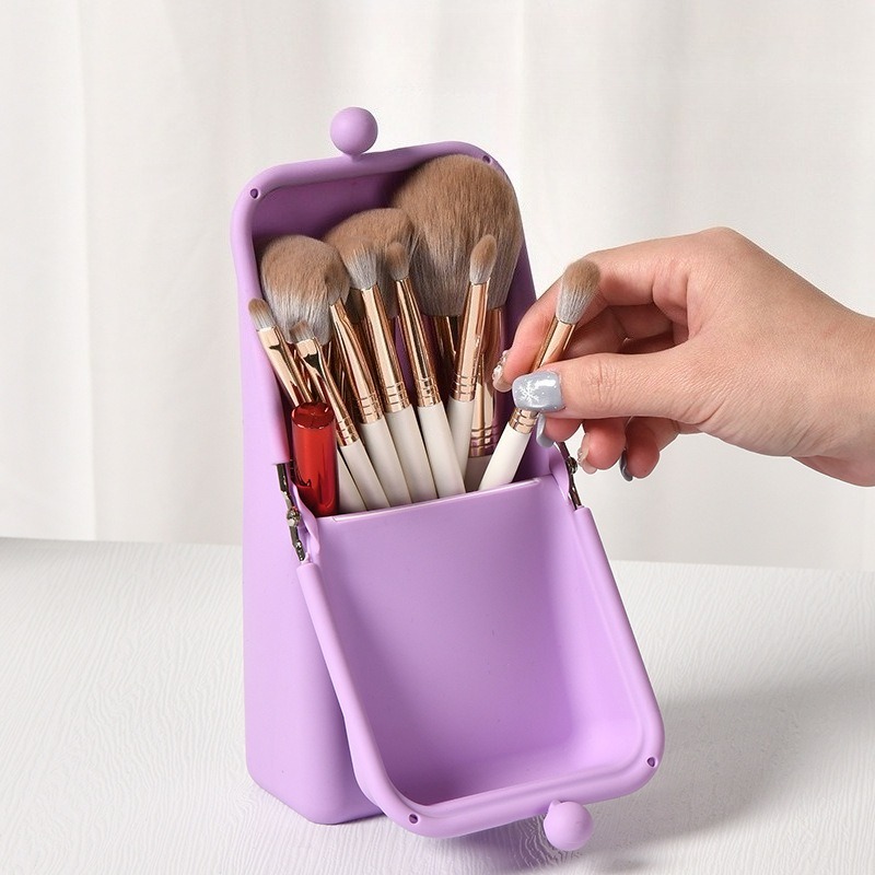 1pcs Silicone Makeup Brush Sto - Travel Accessories Toiletry Bag review and price