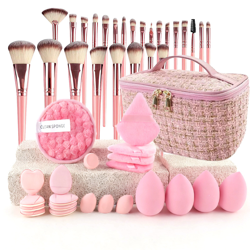 Makeup Brush Set Chic Fragranc - Travel Accessories Toiletry Bag review and price