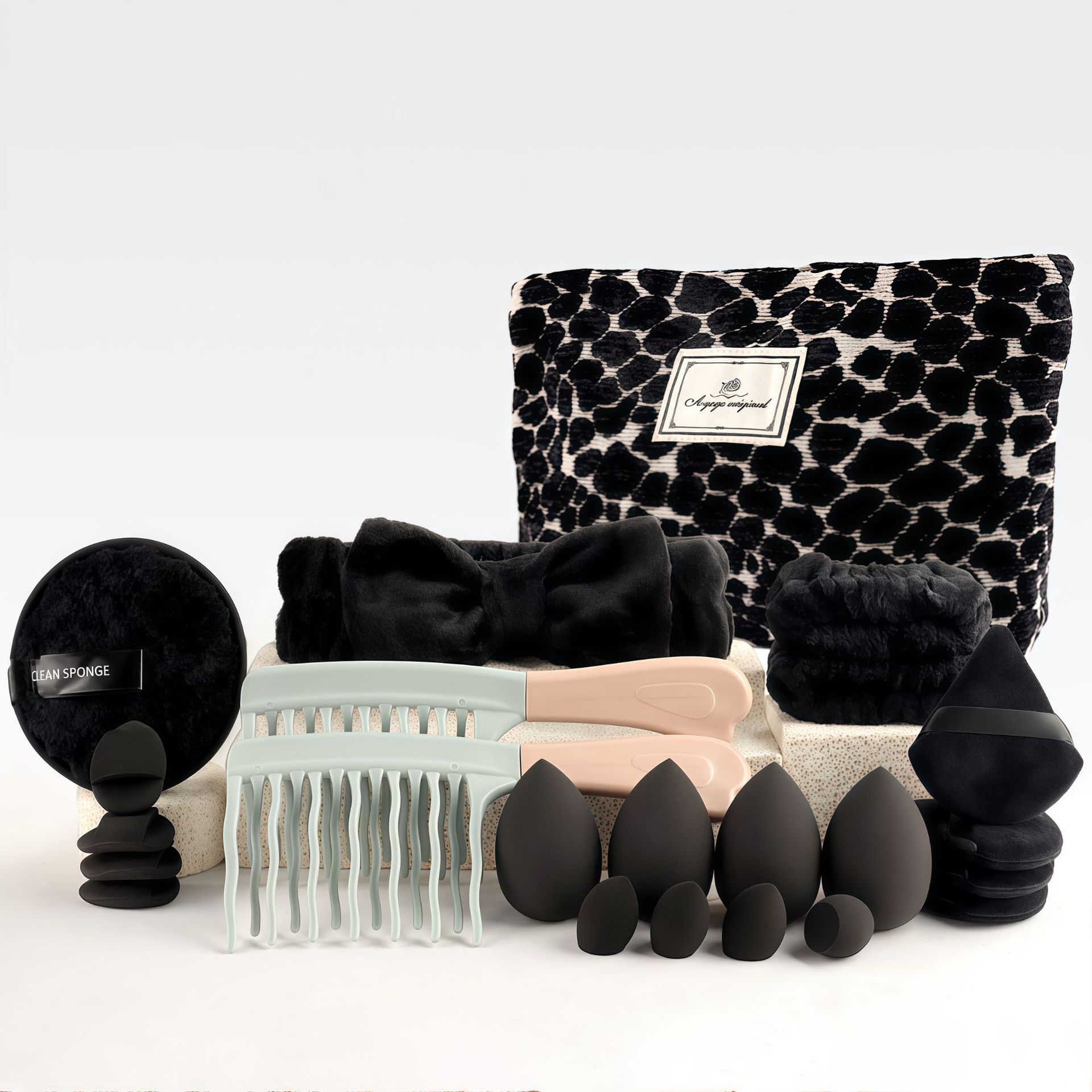 Makeup Brush Set Chic Fragranc - Travel Accessories Toiletry Bag review and price