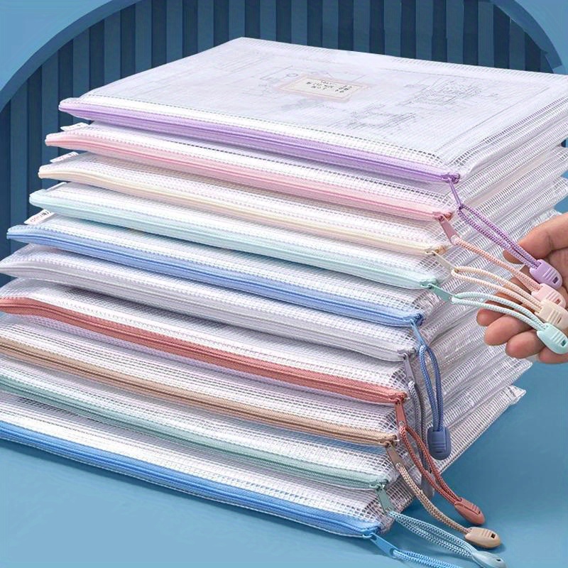 Morandi Grid File Bag Thick A4 - Document Organizer Folder review and price