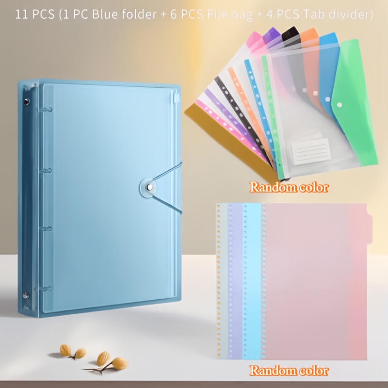 11Pcs A4 Loose Leaf Folder Set - Document Organizer Folder review and price