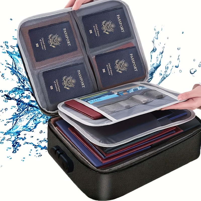 Lockable File Storage Bag,3-La - Document Organizer Folder review and price