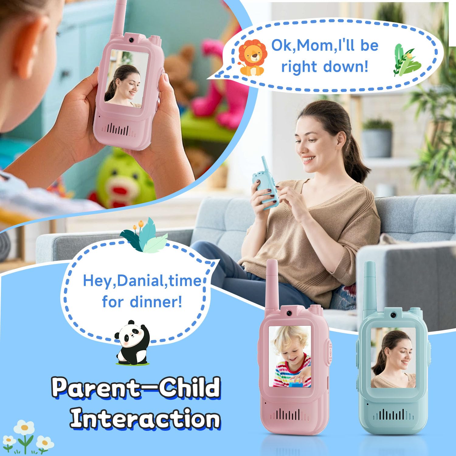 2PCS  Video Walkie Talkies for - Travel Accessories Toddler review and price