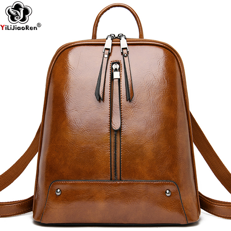 Women Leather Backpack Fashion - Travel Accessories Leather review and price