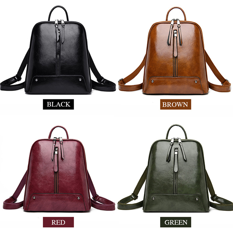 Women Leather Backpack Fashion - Travel Accessories Leather review and price