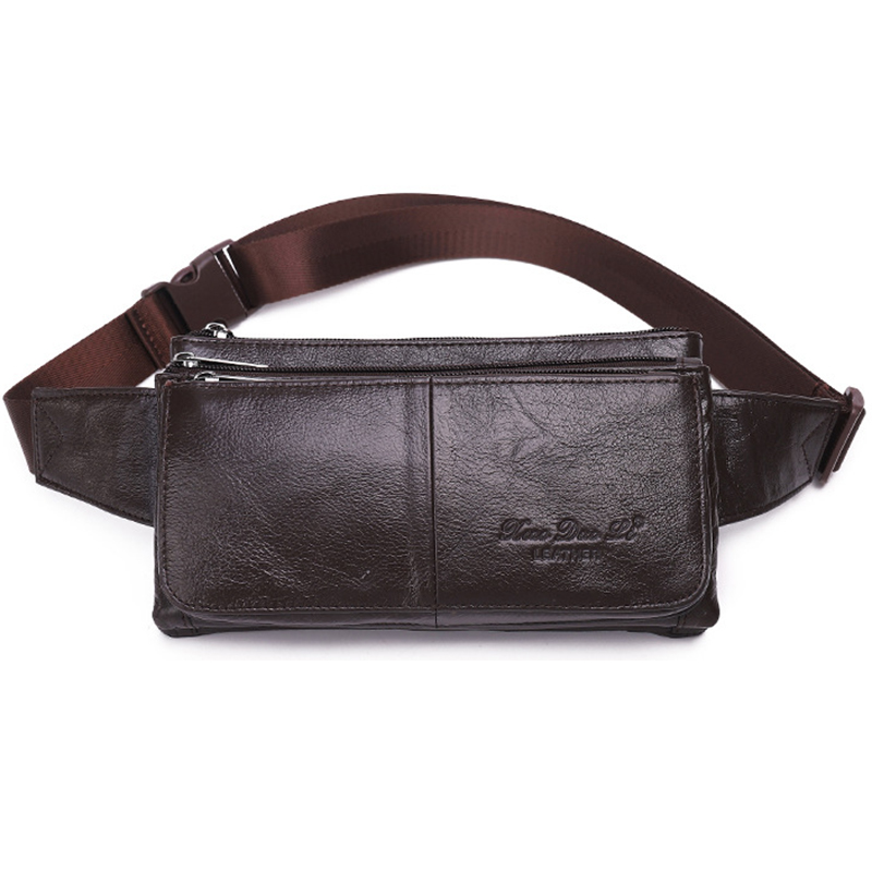 Men Waist Fanny Pack Belt Hip  - Travel Accessories Leather review and price