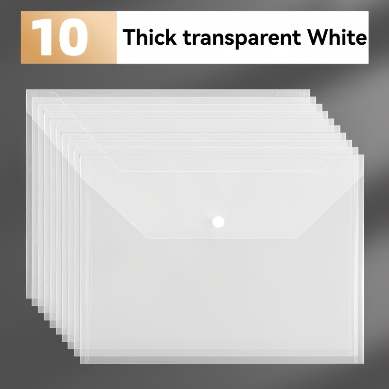 5/10 Pcs/set A4 Transparent Fi - Document Organizer Folder review and price