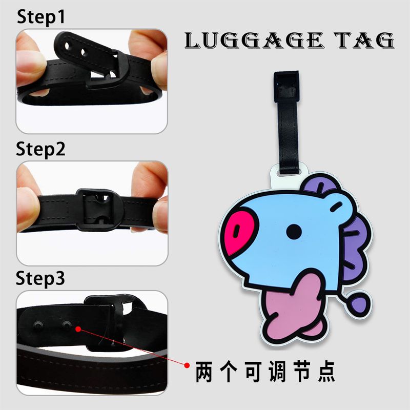 BT21 cartoon cute keychain Kaw - Travel Accessories Organizer review and price