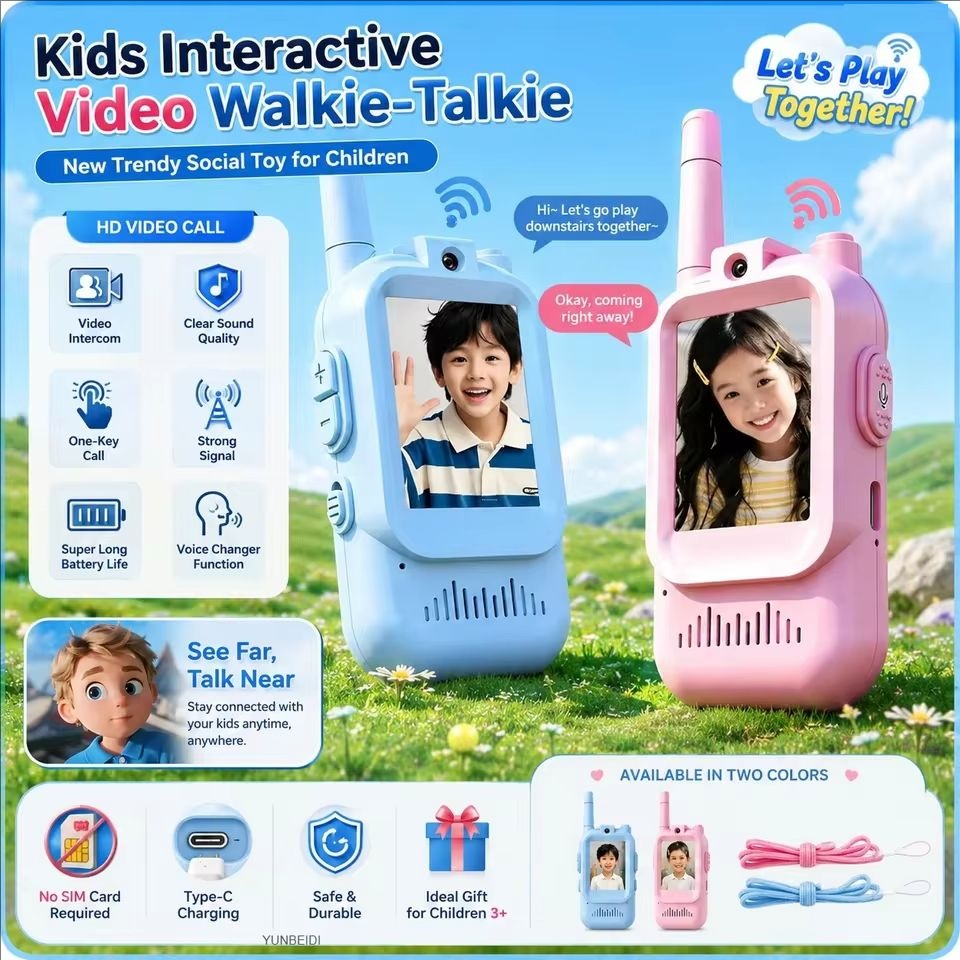 Video Walkie Talkies for Kids  - Travel Accessories Toddler review and price