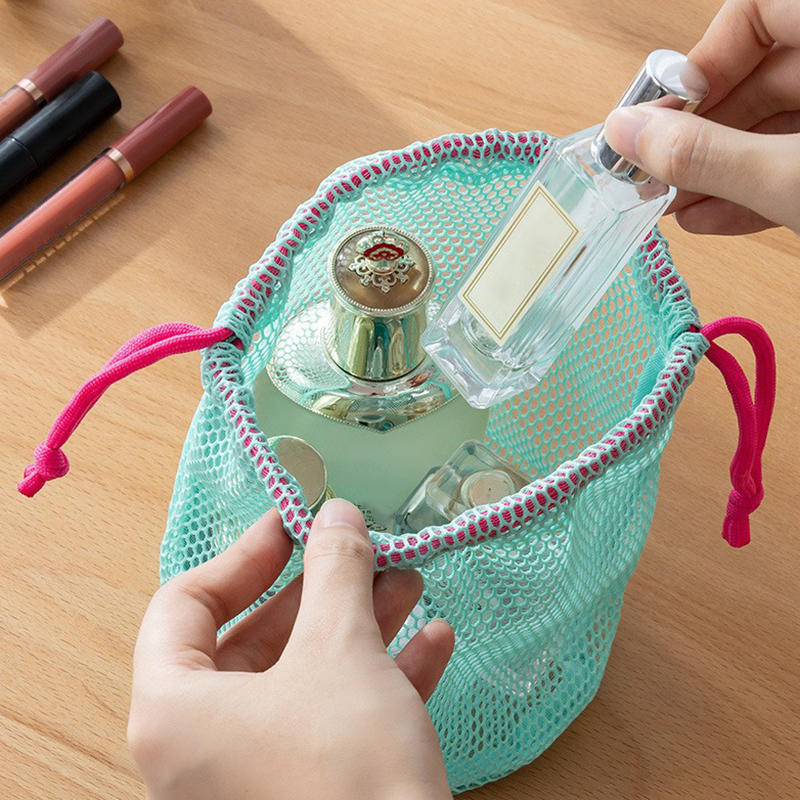Mesh Large Capacity Drawstring - Travel Accessories Toiletry Bag review and price