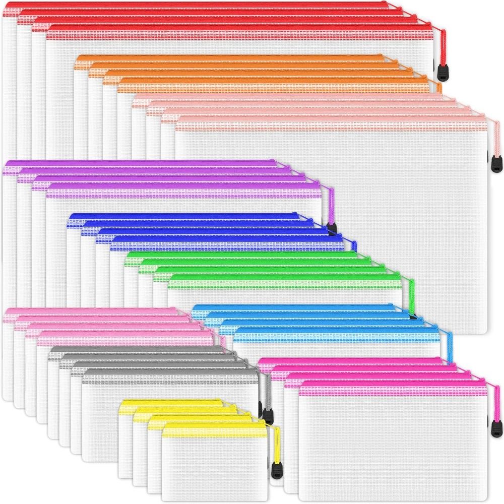 Cosmetic Makeup Bags Mesh Zipp - Document Organizer Folder review and price