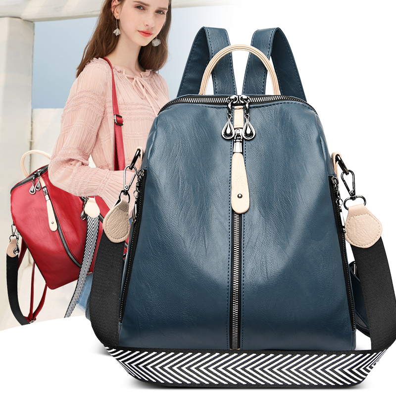 Fashion Backpack Women Soft Le - Travel Accessories Leather review and price