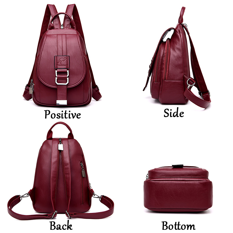 HOT 6 Color Women Backpacks Wo - Travel Accessories Leather review and price