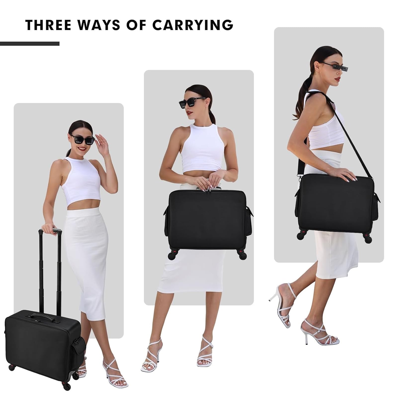 Salon Rolling Makeup Case Trai - Travel Accessories In Train review and price
