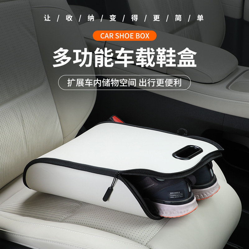 Portable Car Shoe Storage Box  - Travel Accessories Leather review and price
