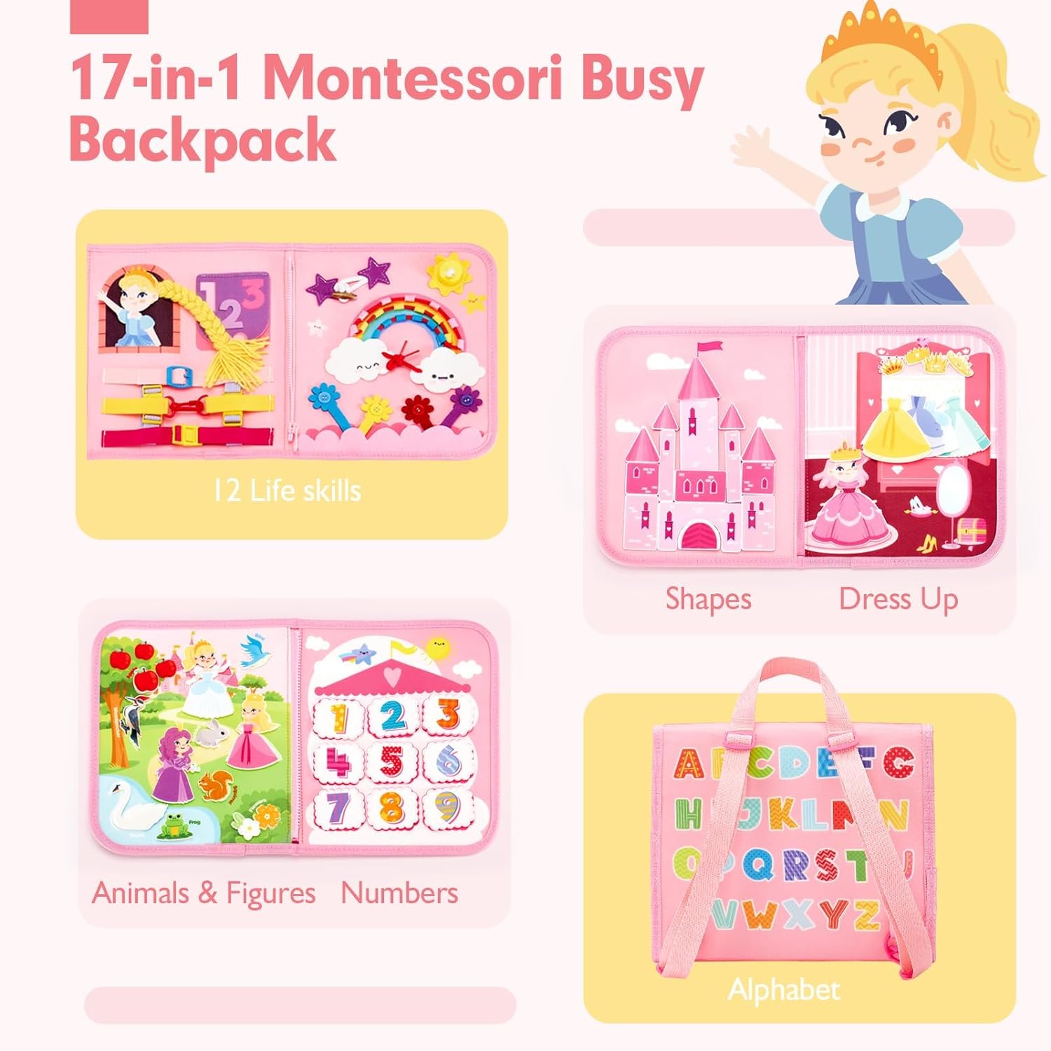 Toddler Busy Board Toys Montes - Travel Accessories Toddler review and price