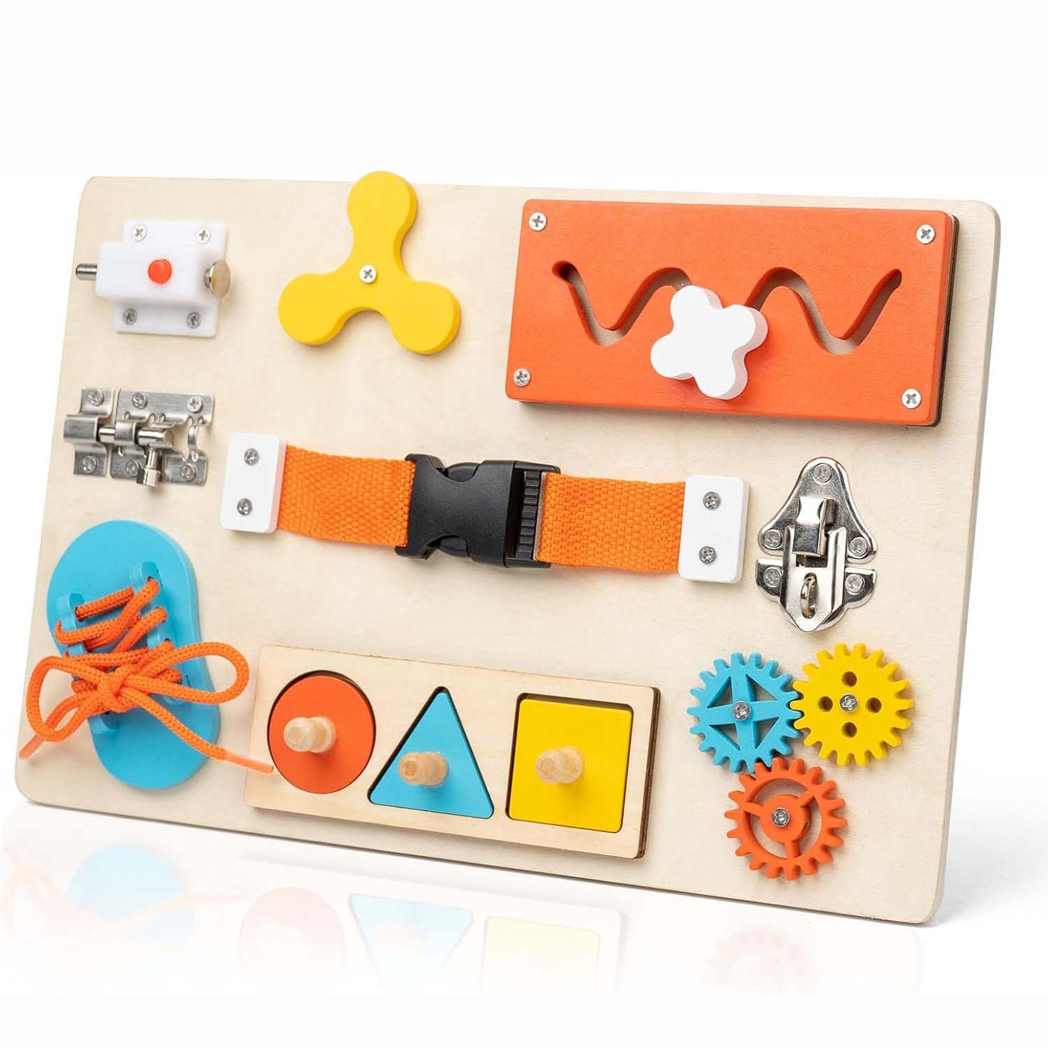 Montessori Busy Board for Todd - Travel Accessories Toddler review and price