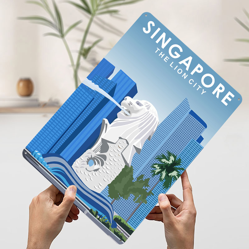 Singapore Travel Tin Poster Cu - Travel Accessories Singapore review and price