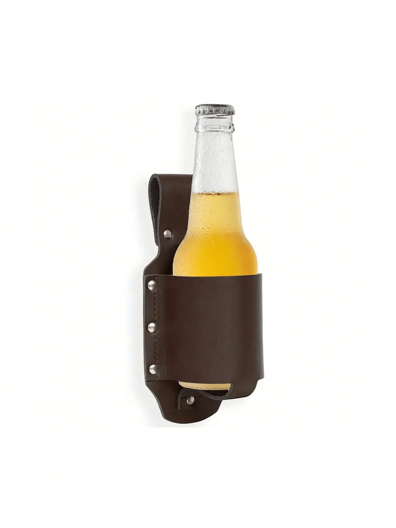 1pc Classic PU Leather Bottle  - Travel Accessories Leather review and price