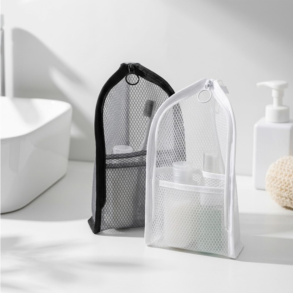 Mesh Toiletry Bag Breathable Q - Travel Accessories Organizer review and price