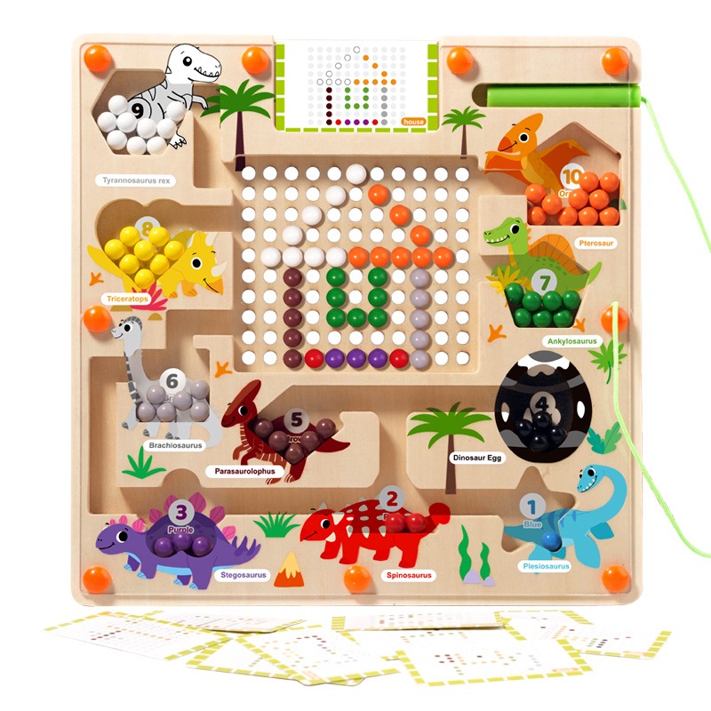 Magnetic Color and Number Maze - Travel Accessories Toddler review and price