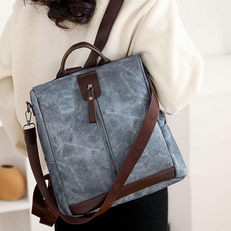 Fashion Anti-theft Backpack Fe - Travel Accessories Leather review and price