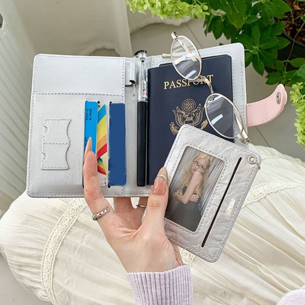 Card Holder PU Passport Bag Cu - Travel Accessories Wallet review and price