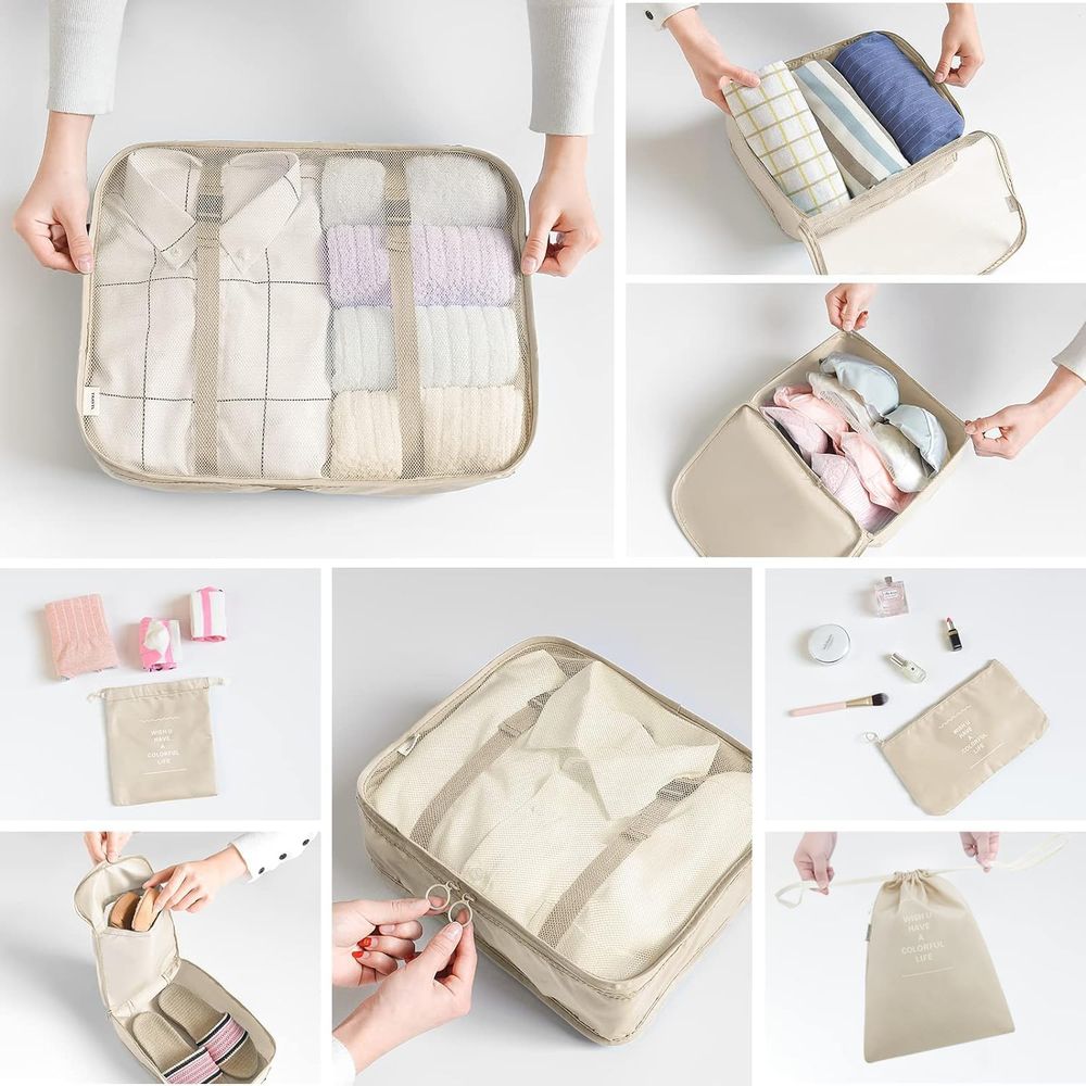 Set Packing Cubes or Suitcases - Travel Accessories Toiletry Bag review and price