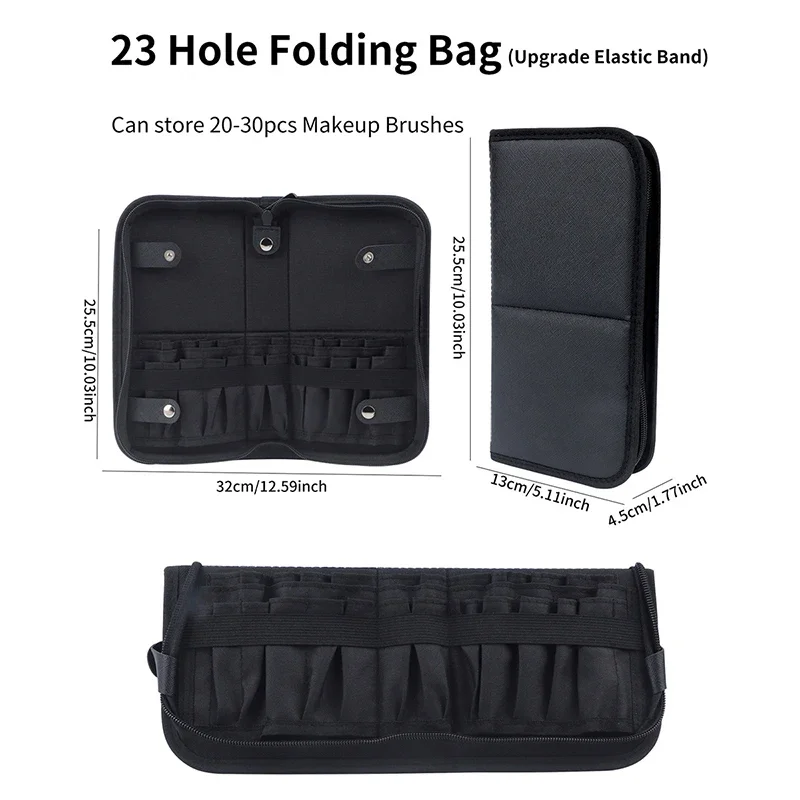 29/23 Holes Foldable Makeup Br - Travel Accessories Toiletry Bag review and price