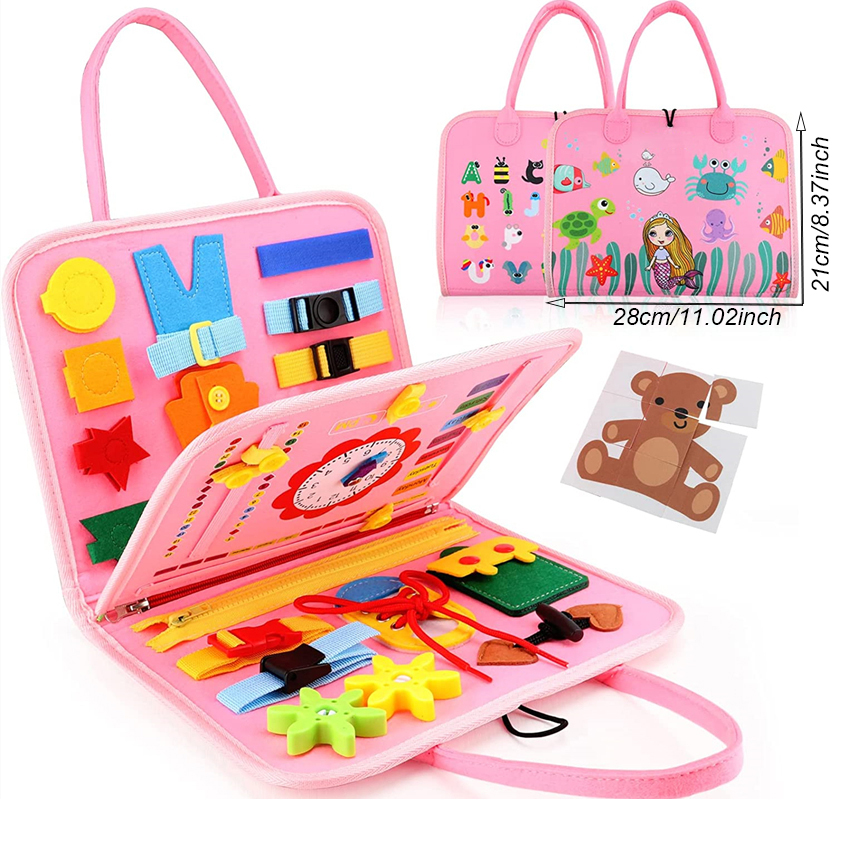Montessori Busy Board for Todd - Travel Accessories Toddler review and price