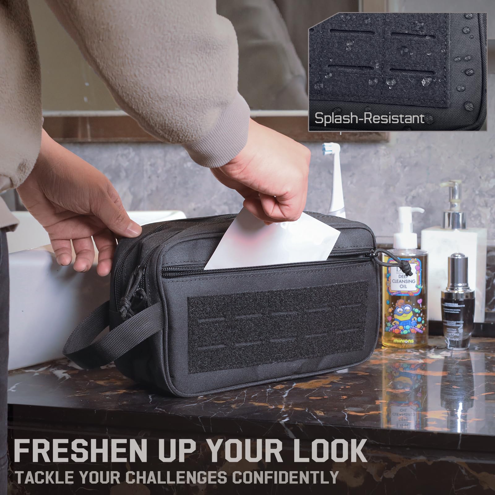 Tactical Toiletry Bag for Men, - Travel Accessories Toiletry Bag review and price