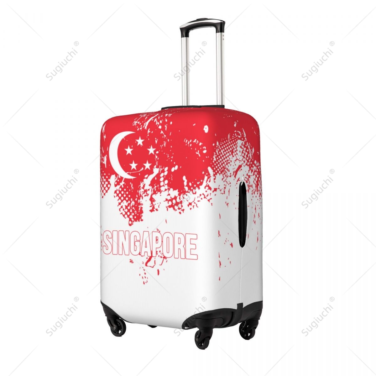Singapore Flag Luggage Cover S - Travel Accessories Singapore review and price