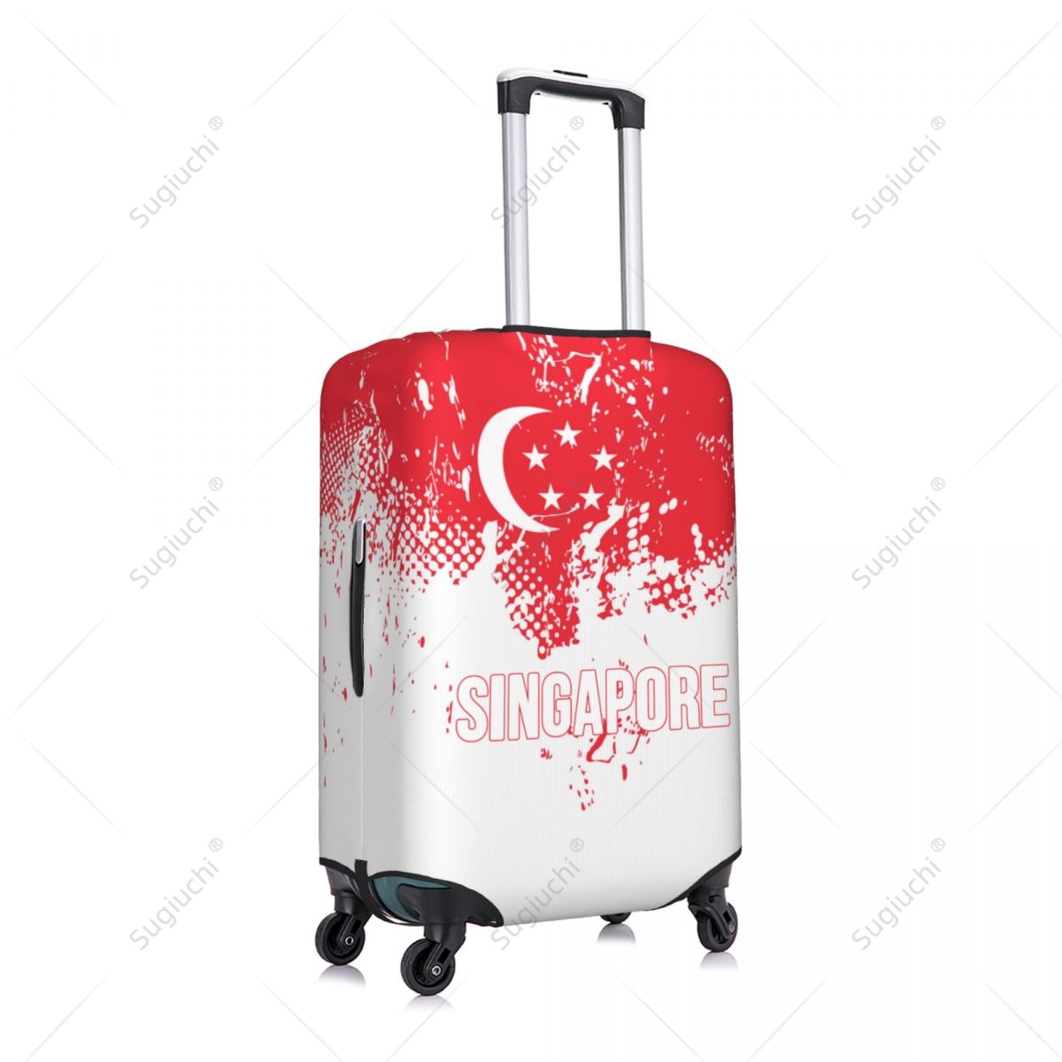 Singapore Flag Luggage Cover S - Travel Accessories Singapore review and price