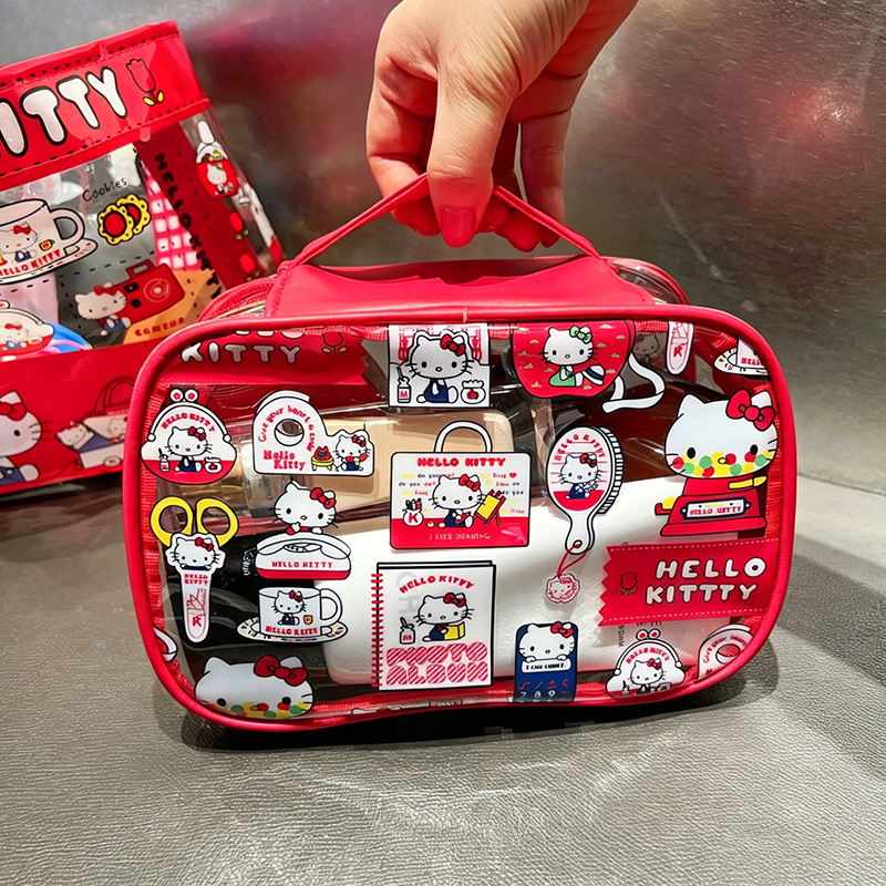 Cute Kitty PVC Cosmetic Bag Wa - Travel Accessories Toiletry Bag review and price